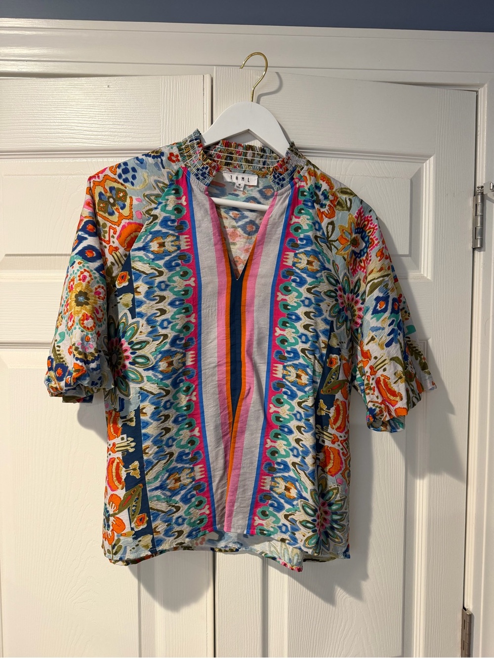 THML Colorful Bohemian Print Top - Multi